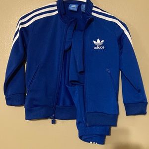 Adidas pants outfit for little boy